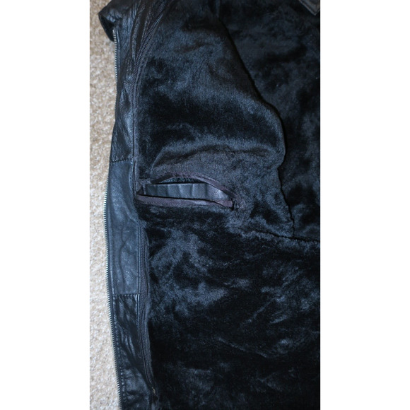 WOMENS OSCAR PIEL PERFECT LEATHER USA JACKET WITH LINER ZIP SIZE XXL - Picture 8 of 13